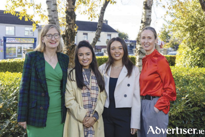 Pictured, l-r, Louise Murray, senior lecturer, TUS; Shirley Delahunt, manager, Athlone Town Centre; Siofra Hannon, student, TUS and Hayley Doherty, head of marketing, Athlone Town Centre. Photo credit: Nathan Cafolla