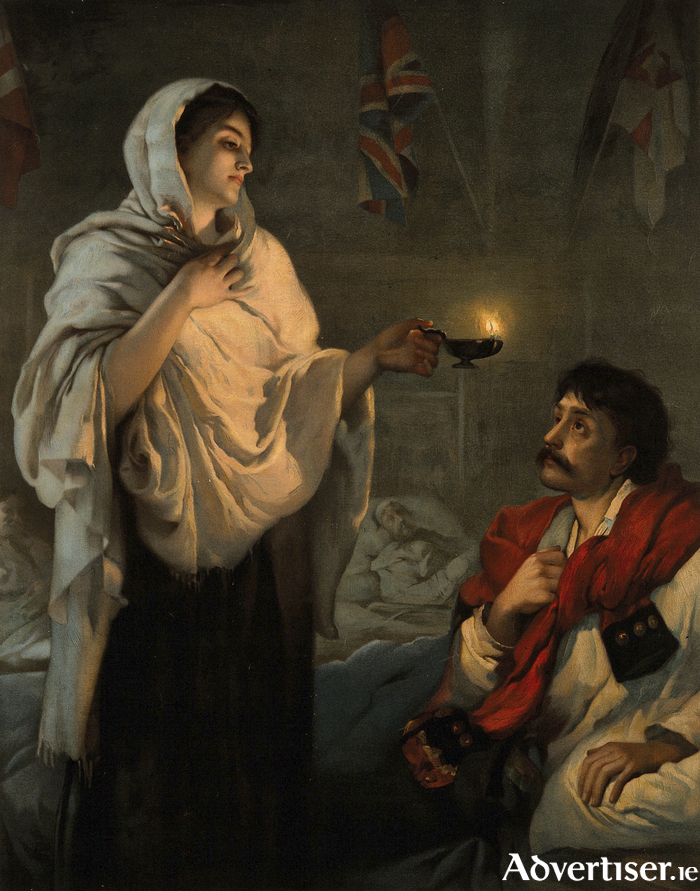 Florence Nightingale, known as ‘The Lady of the Lamp’, is regarded as one of the Great Victorian heroines, who, during the Crimean War, is famed for establishing proper nursing practices, and visiting the wounded at night bringing, comfort and encouragement.