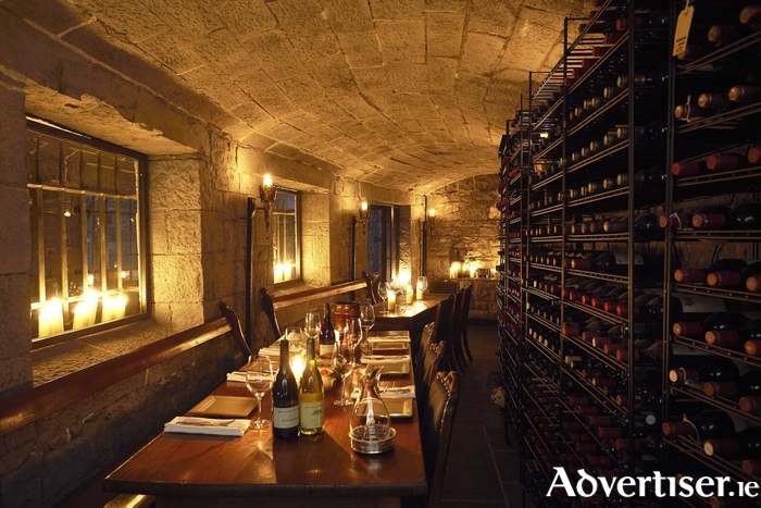 Ashford Castle wine cellars