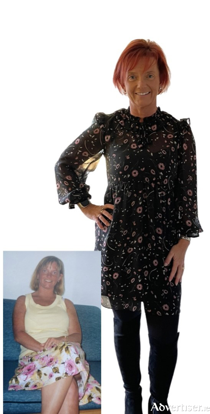 Fiona O'Sullivan before and after losing weight with Unislim.