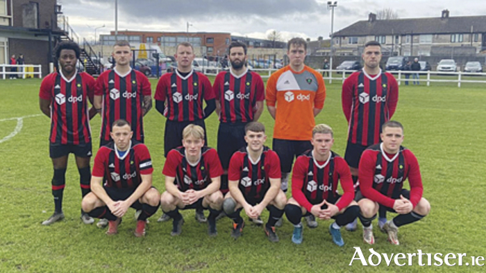 The Willow Park team who advanced to the FAI Intermediate Cup quarter finals following an away win at Bangor Celtic