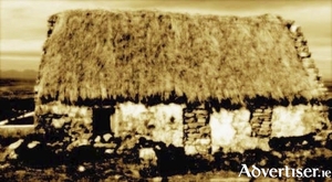 The old Joyce cottage near Maamtrasna, neglected and abandoned.