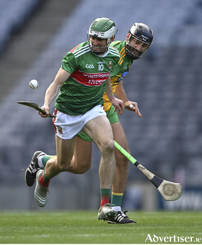 Mayo on the move: Adrian Phillips and his teammates have a must win game against Louth this weekend. Photo: Sportsfile 