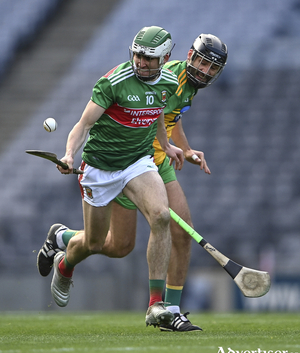Mayo on the move: Adrian Phillips and his teammates have a must win game against Louth this weekend. Photo: Sportsfile 