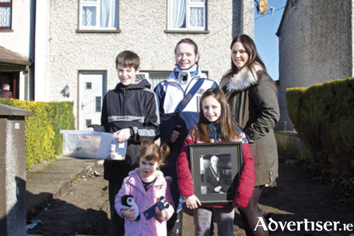 Pa Berry and his partner, Nicky, are pictured with their three children outside their Assumption Road home, which is the subject of a DIY SOS renovation on this week’s episode which airs on RTE1 at 6.30pm this Sunday