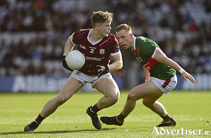 Johnny McGrath of Galway during the Allianz Football League Division 1 Final match between Galway and Mayo at Croke Park. Photo by Ramsey Cardy/Sportsfile