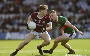 Johnny McGrath of Galway during the Allianz Football League Division 1 Final match between Galway and Mayo at Croke Park. Photo by Ramsey Cardy/Sportsfile