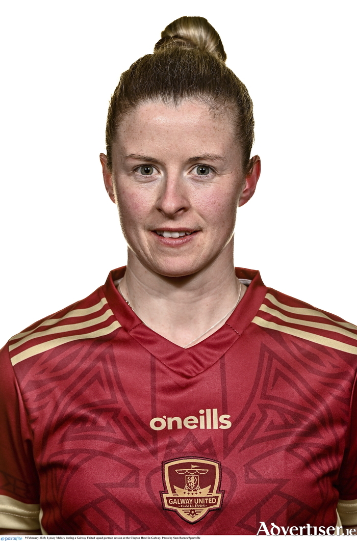 Galway United Women's Lynsey McKey - playing some of the best football of her career.