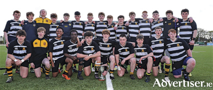 The Buccaneers U17s playing squad which captured the Connacht Cup with a 27-15 victory over Corinthians at the Galway Sportsgrounds