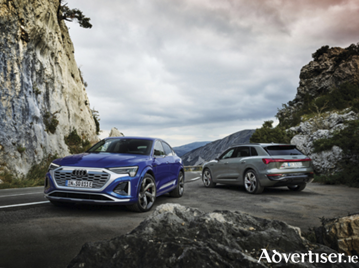 The all new Audi Q8 e-tron is a truly luxurious electric SUV