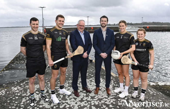 Attendees, from left, Eddie McGuinness, PhD Researcher TUS Athlone and Sligo footballer, Aaron Shanagher, student at TUS Midwest and Clare hurler, Jimmy Browne, VP Campus Services and Capital Development at TUS, Tom Parsons, GPA chief executive officer, Aisling McCabe, student at TUS Athlone and Meath ladies footballer, Aedin Lowry, student at TUS Midwest and Laois camogie player, during the GPA/TUS Limerick and Athlone Scholarship launch at Hodson Bay Hotel in Athlone. Photo by Piaras O’Midheach/Sportsfile 