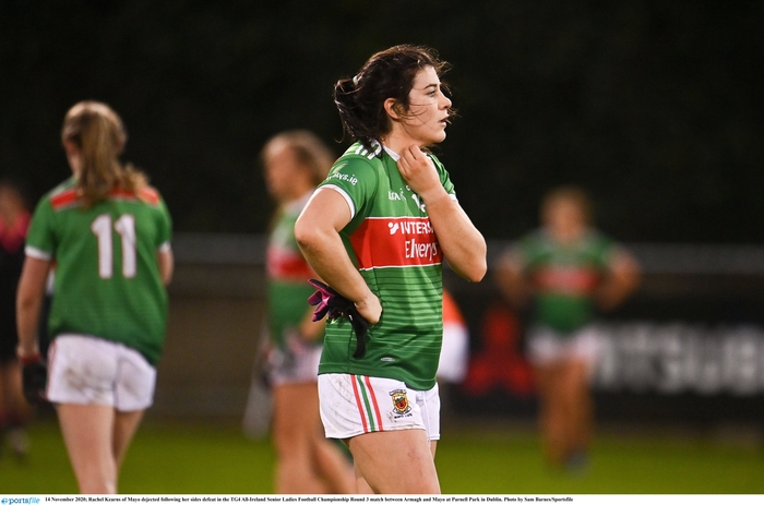 Looking to the next challenge: Rachel Kearns is looking forward to what's next after Mayo's Connacht Final win over Galway. Photo: Sportsfile 