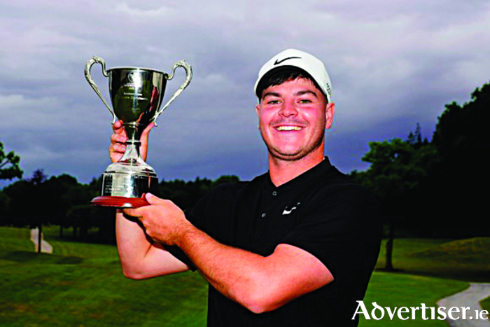 Portumna's favourite son: Golfer Sam Murphy delights the home crowd to win the Connacht Stroke Play.