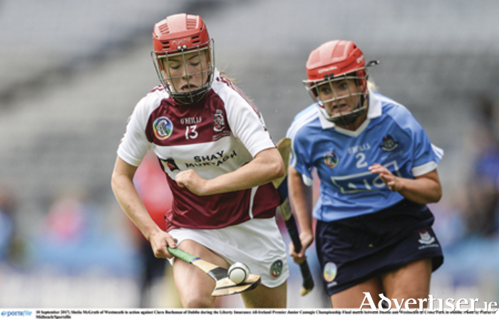 Westmeath camogie player and member of the Gaelic Players Association (GPA), Sheila McGrath, is urging people to become charitable All-Stars for a great local cause this summer and go Up the Hill for Jack and Jill.  Photo by Piaras O’Midheach/Sportsfile