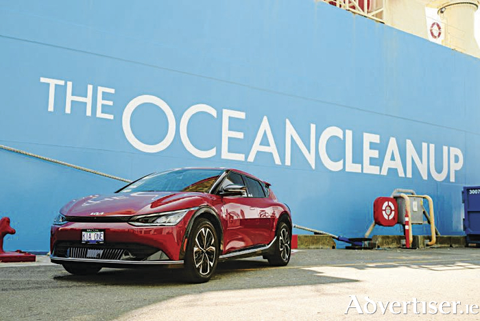Kia reusing the ocean's waste from clean up.
