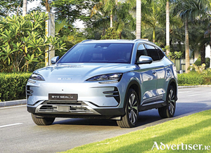 A new fully-electric SUV from BYD (Build Your Dreams) is next month being introduced to customers in Europe for the first time, and is due to arrive here in Ireland early next year.