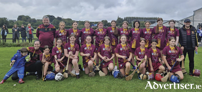 The Southern Gaels Under 14 team who competed in the club’s inaugural camogie underage final in Castletown Geoghegan on Sunday last
