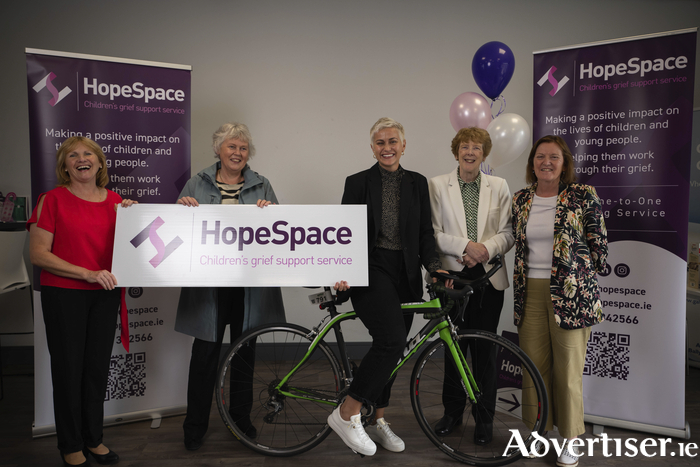 Maria Walsh MEP is pictured at the launch with Cathleen Hartnett (Chair of the Board of Trustees of HopeSpace)