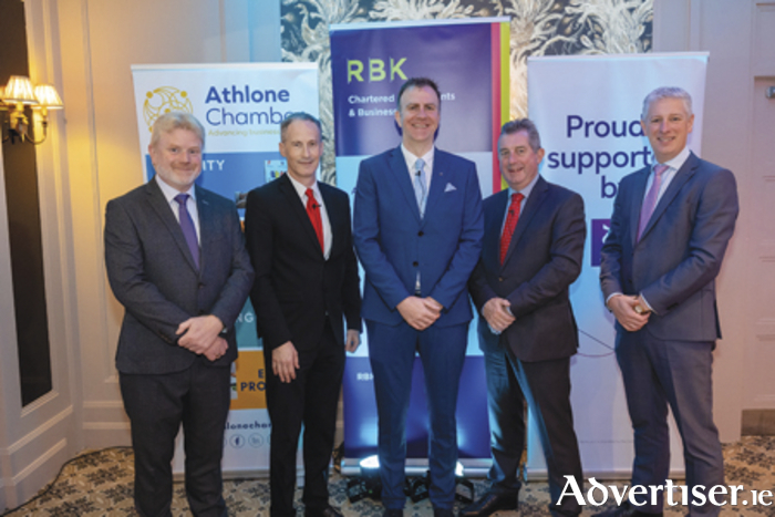 Athlone Chamber of Commerce hosted an informative Budget Breakfast Briefing in the Shamrock Lodge Hotel in recent times
