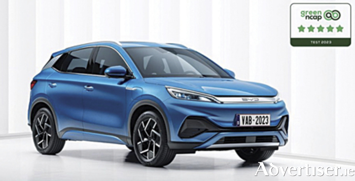 The fully-electric BYD Atto 3 has been awarded a five-star rating by Green NCAP, Europe’s top independent greenhouse assessment programme.
