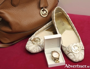 Get the complete Michael Kors look, shoes, wristwatch and handbag for &euro;250 at No 8. Photo: Mike Shaughnessy.