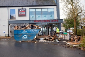 The aftermath of the Poppyseed Cafe in Clarinbridge. 