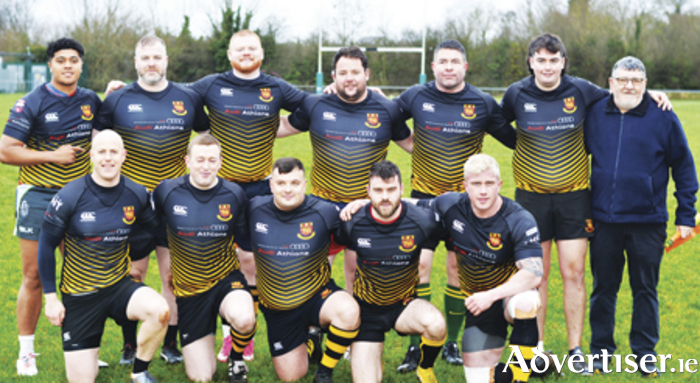 The President's squad who contested the revived Exiles fixture in Dubarry Park on St Stephen's Day