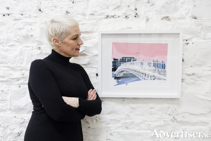 Kerry Quinlan from Galway's SKETCHICO pictured at the announcement of the shortlisted businesses in the Business of Craft Awards as part of this year’s Local Enterprise Showcase at Showcase 2024.   Picture Andres Poveda