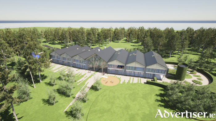 Architect impressions of the Daisy Lodge facility which will provide a safe, restorative space for families impacted by cancer.