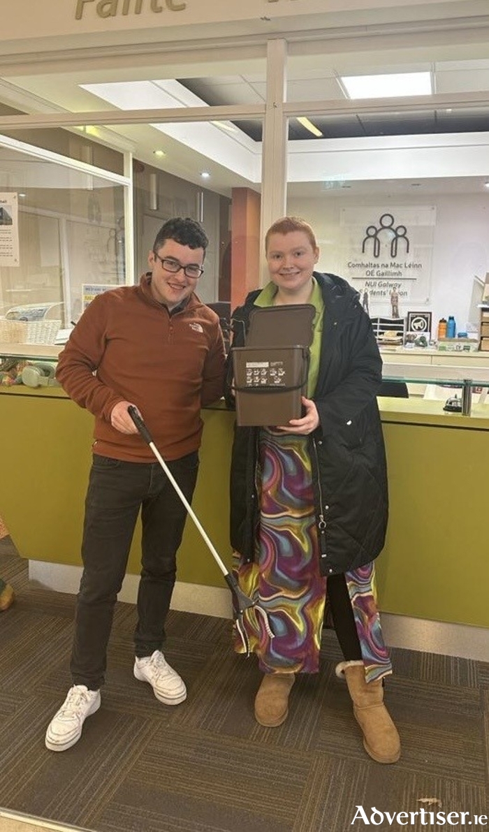 Dean Kenny and Molly Hickey (University of Galway Students’ Union)
