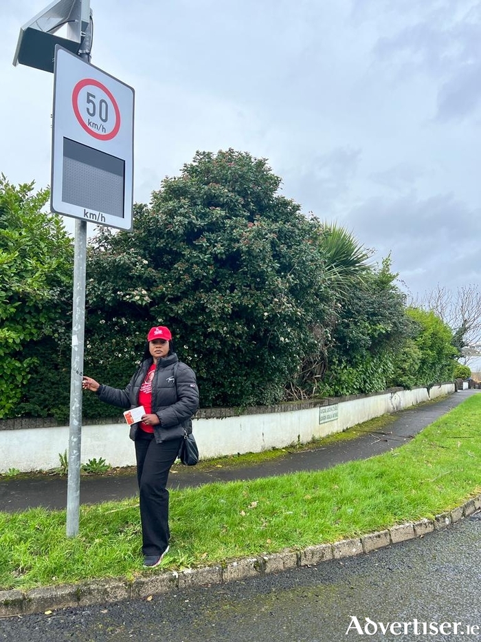 Helen Ogbu canvassing in Renmore