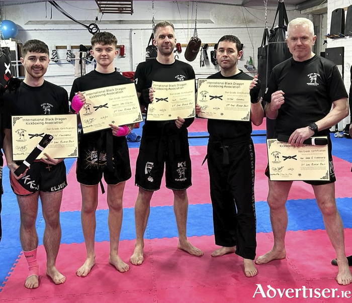 Left to right: Oisín Concannon from Barna, Darren Van Strien from Westside, Colm Dunphy from Ballinfoile, Ultan Connell from Bushypark and Mac Dara Ó Curraidhín from An Spidéal