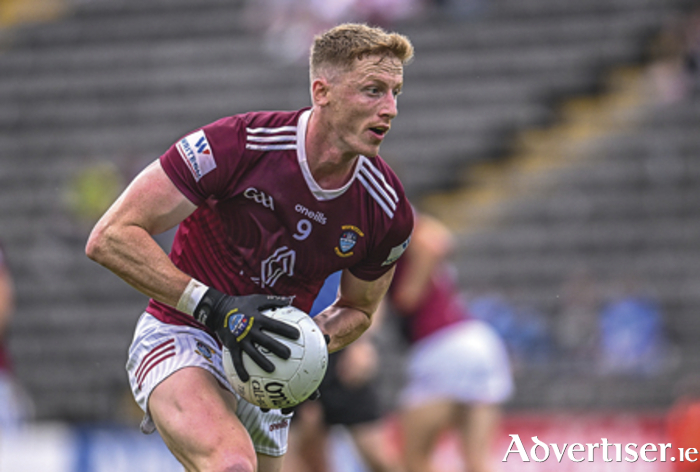 Athlone’s Ray Connellan enjoyed a fine start to his league campaign as he turned in a rewarding performance for Westmeath during the Lake County’s four point win over Offaly. 
Photo by Ramsey Cardy/Sportsfile
