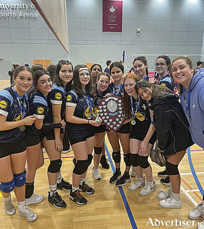 A momentous sporting occasion, the Our Lady’s Bower Cadette volleyball team were deservedly crowned All Ireland U16 C champions on Tuesday of last week.

