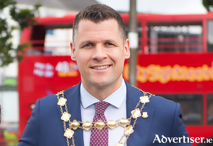 Mayor of Galway City, Eddie Hoare.