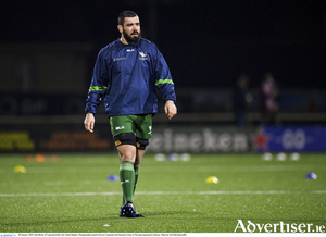 Paul Boyle of Connacht before the United Rugby Championship match between Connacht and Emirates Lions at The Sportsground in Galway. Photo by Seb Daly/Sportsfile