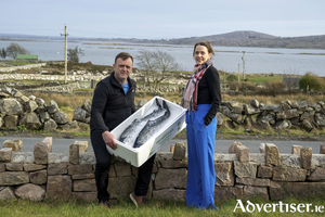Pictured are Gerard Madden, Operations Manager and Bridie Casey, Financial Controller near the factgory site in Kilkieran, Connemara.
