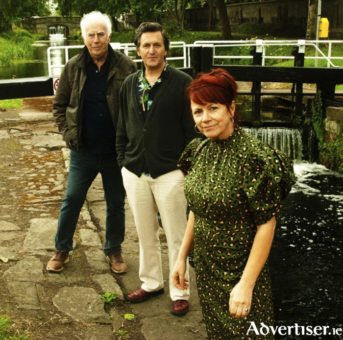 Brendan Graham with Feargal Murray and Cathy Jordan
