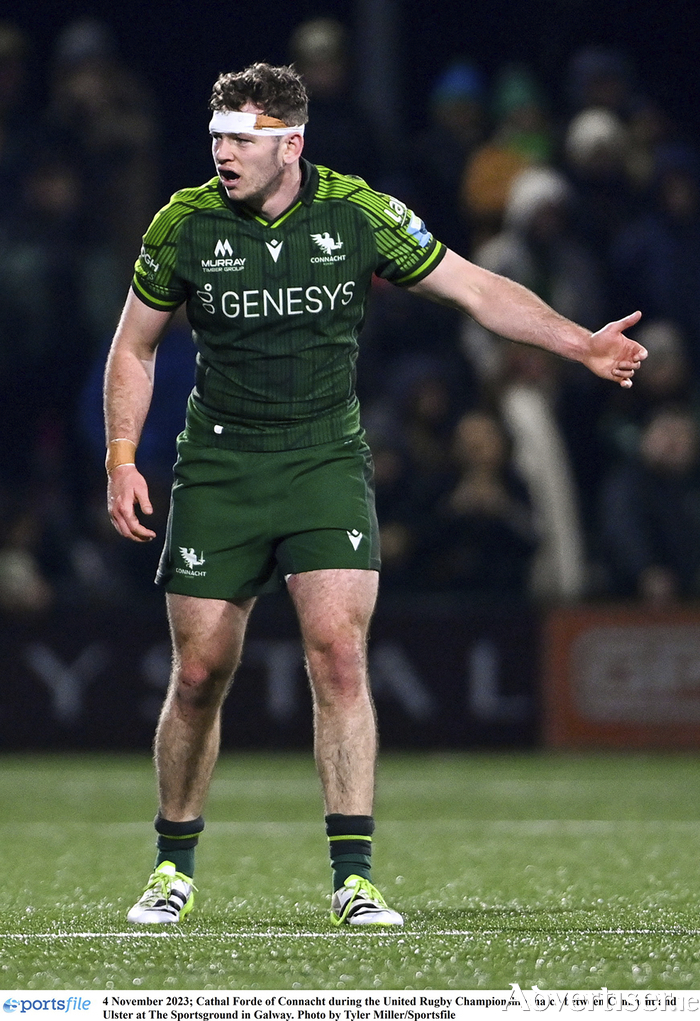 Connacht's Cathal Forde playing against Ulster at The Sportsground last November. (Photo - Tyler Miller/Sportsfile)