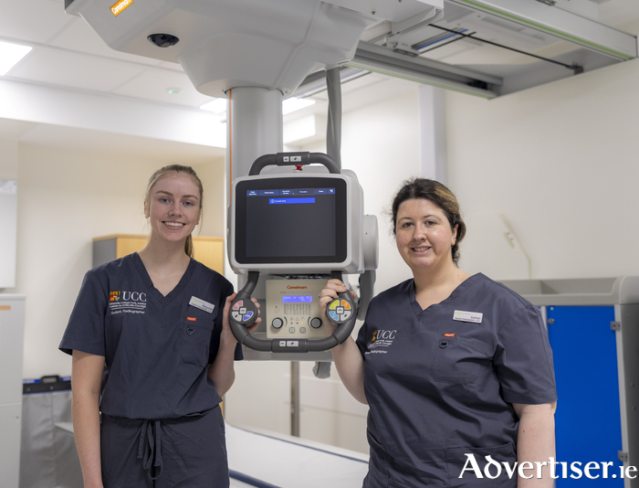 Marguerite Frewen and Siobhán Toomey, UCC MSc Diagnostic Radiography students, 