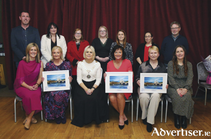 Pictured, back row, l-r, Peter O’Toole INTO District 7 CEC Representative, Orla Fogarty (Brideswell NS), Catherine Ryan (Summerhill NS), Elaine Kincaid and Helen O’Toole (Ballybay NS), Daniele Allison (Mullingar), Arthur Geraghty (Ballybay NS).  Front row, l-r, Eimear Cronolly INTO Athlone-Moate Chairperson, Maura Dillon (Tubberclare NS) Dorothy McGinley INTO National President, Tina O’Hara (Ballybay NS), Anne Fagan (St. Peter’s NS), Lisa Quigley INTO Athlone-Moate Vice-Chairperson.