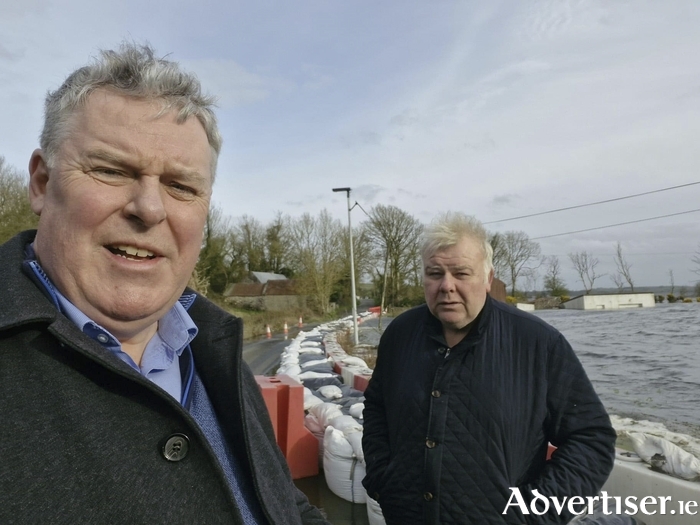 Ciaran Mullooly and TD Michael Fitzmaurice