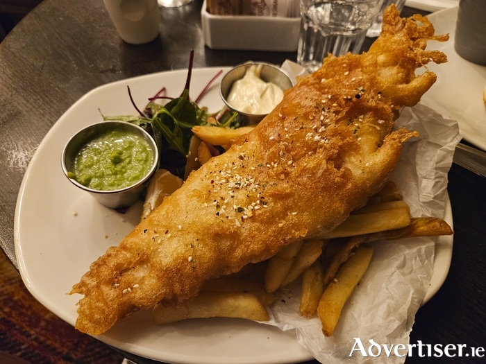 There'll be no hunger after this fish'n'chips