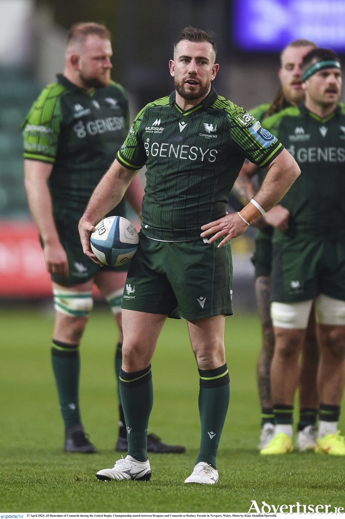 Kerryman JJ Hanrahan will be unavailable for Connacht’s trip to Thomond Park. The out-half sustained an ACL injury, ruling him out until early 2025.