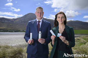 Lidl Ireland has launched its first ever Irish made own brand skincare range, &Aacute;r Ocean, in an exclusive new local supplier partnership with Mayo-based ULTRAPURE Laboratories?, representing a new supply deal worth &euro;1 million for the Ballina business. This new deal will see four new permanently listed &Aacute;r Ocean skincare products across Lidl&rsquo;s 220 stores in the island of Ireland. Pictured (L-R) on Bertra Beach, Co. Mayo is John Dempsey, Owner of ULTRAPURE Laboratories? and Emma Nolan, Buyer at Lidl Ireland and Northern Ireland. Pic: Michael McLaughlin