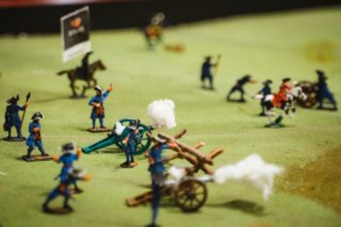 One of the interactive exhibitions available in the Battle of Aughrim Visitor Centre in Aughrim, Co Galway. Photo taken from Galway County Heritage Office.