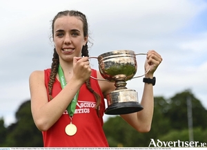 Savanagh O Callaghan from Tuam won the Race Walk at the Tailteann Games