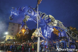  Pegasus by Plan&egrave;te Vapeur brought the fantastical and magical to life to the streets of Galway during the Galway International Arts Festival. Photo:Andrew Downes, xposure