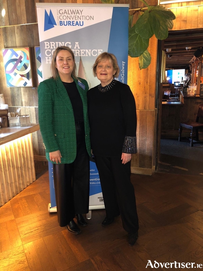 Niamh Stack and Una Murphy from Galway Convention Bureau.