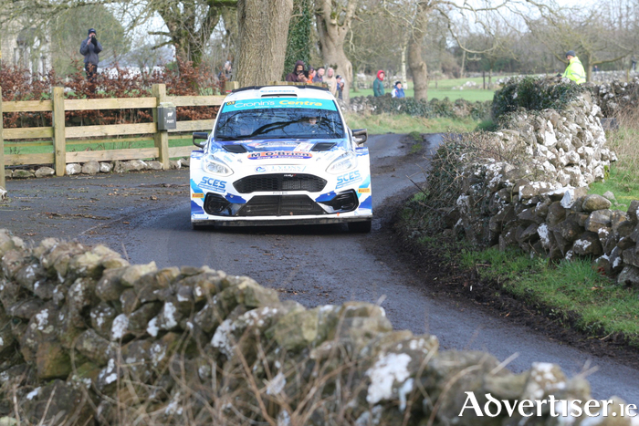 2024 winners Keith Cronin & Mike Galvin in their Ford Fiesta Rally 2. Photo: Kevin O’Driscoll.